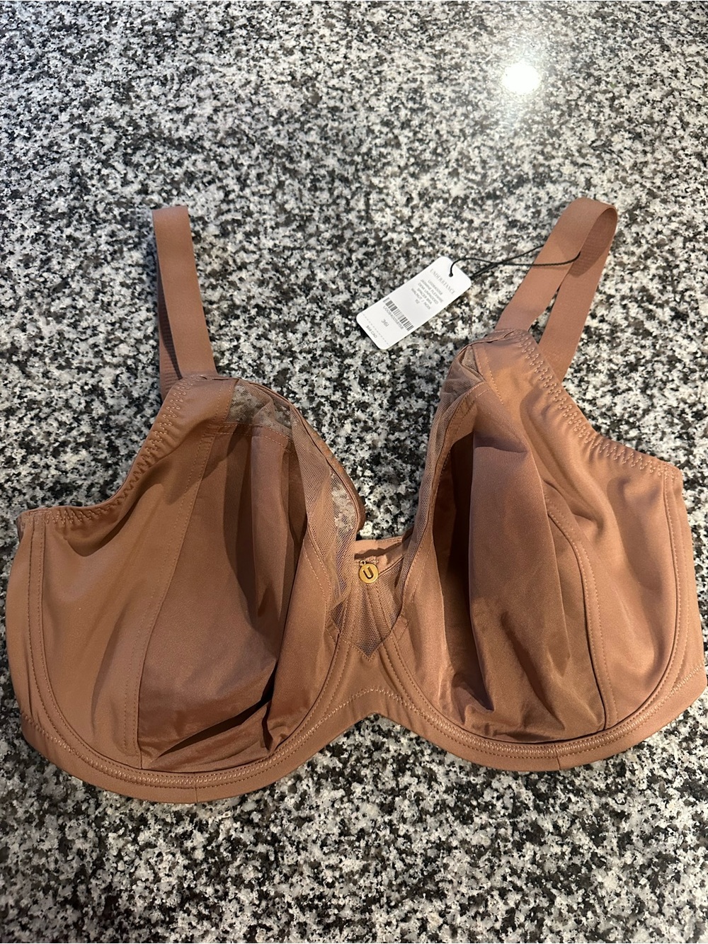 Supportive Underwire Bra in Mocha Brown